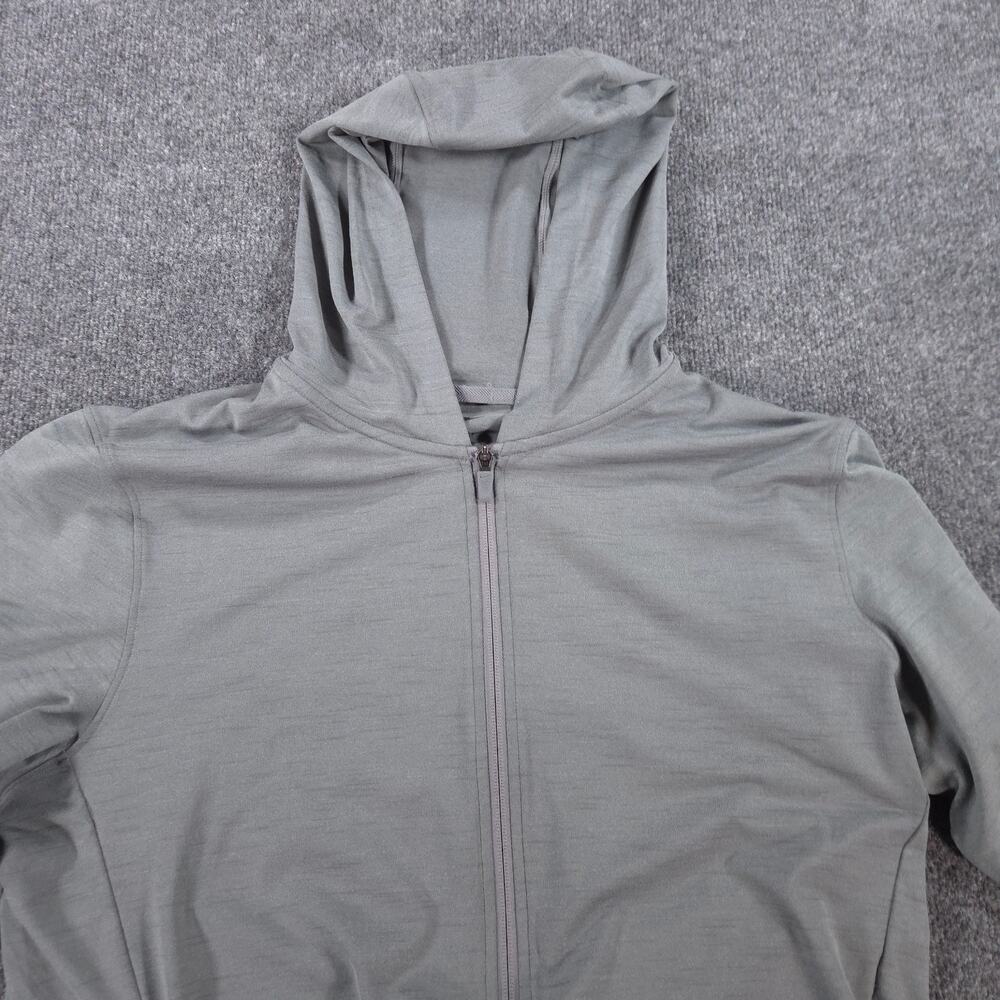 Nike Men’s Yoga Dri-Fit Full Zip L/S Hoodie Gray CZ2217-010 Size Medium